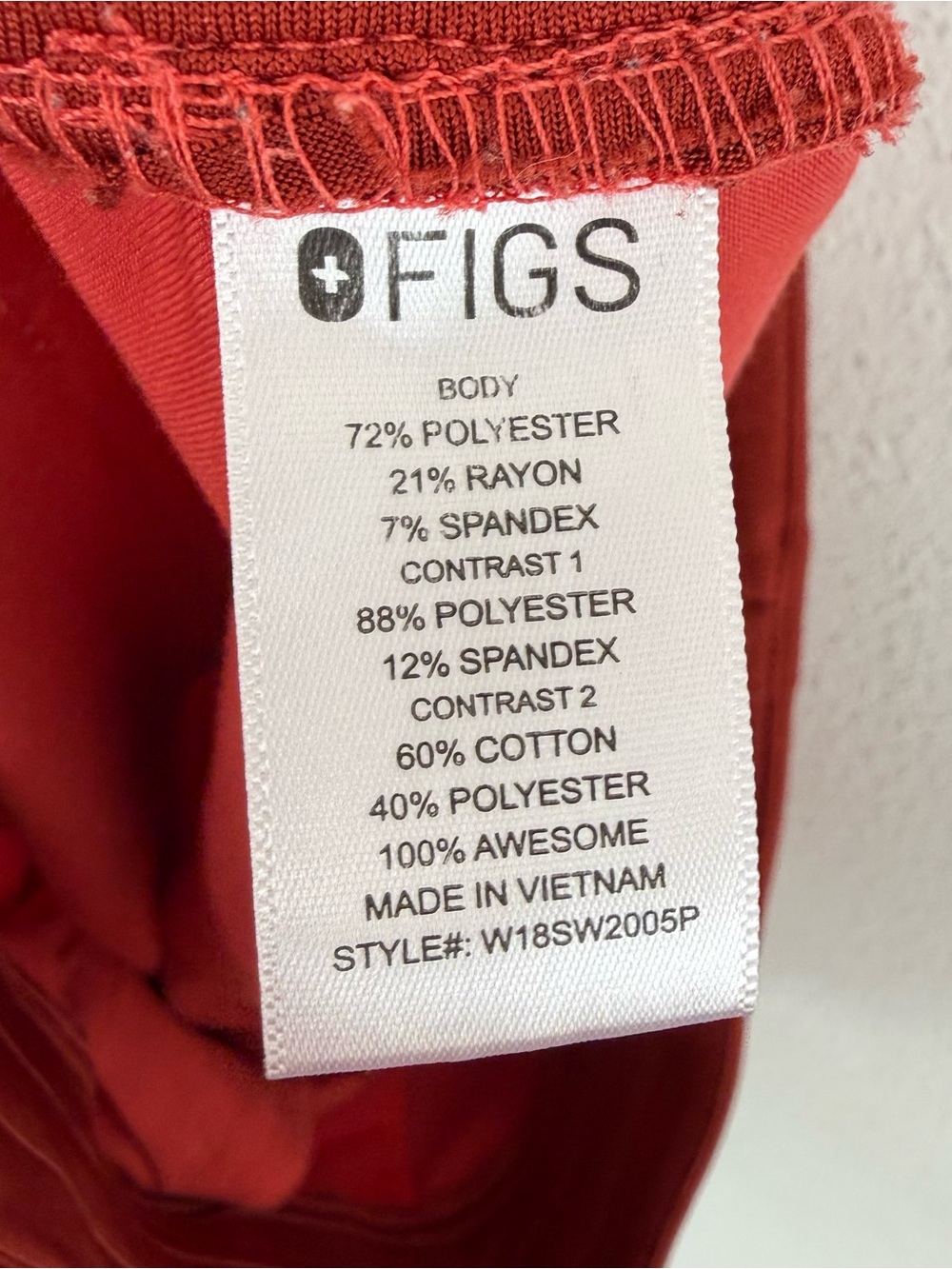 Figs Zamora Jogger Scrub Pant In Clay PO 1646 Sz Medium Petite - Picture 6 of 7